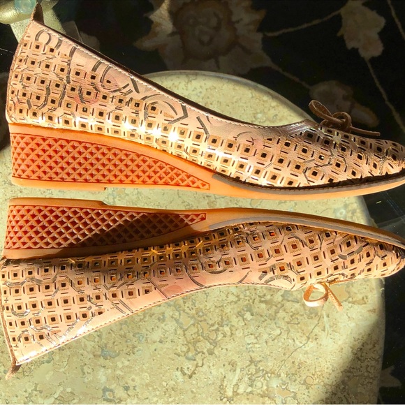 Flavia Passini, Women’s 39, Slip On Wedge, Leather Upper, Shoes, GUC - Picture 10 of 15